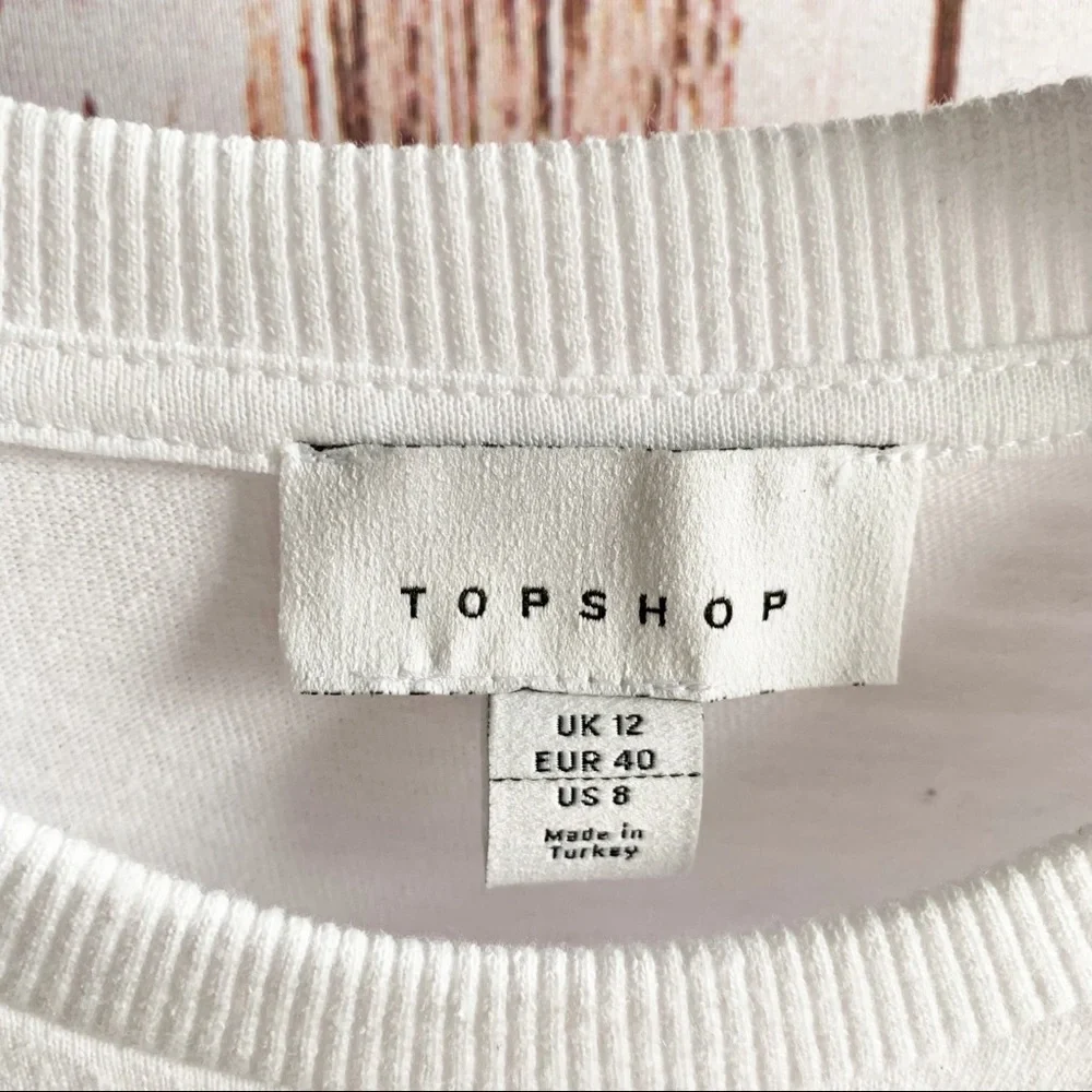 TOPSHOP 2nd Life Movement Skater Long Sleeve Tee - Picture 3 of 5